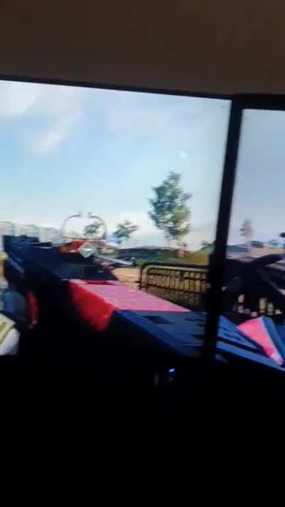Destiny 2 cosmodrome in 3 monitors