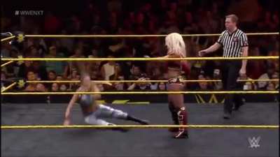 Alexa Bliss and Bayley slap each other