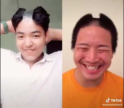 Perfectly cut unlike his hair