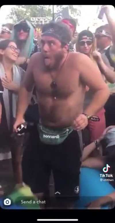 This guy really likes whipped cream