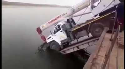 In Russia roads are not necessary, nothing will stop a Slavic worker