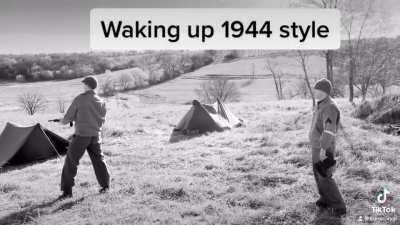 Waking up 1944 style