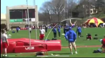 Pole vault.