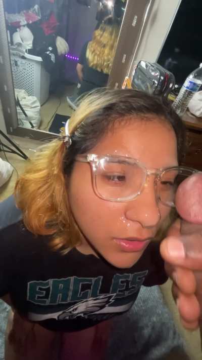 Soaked in cum