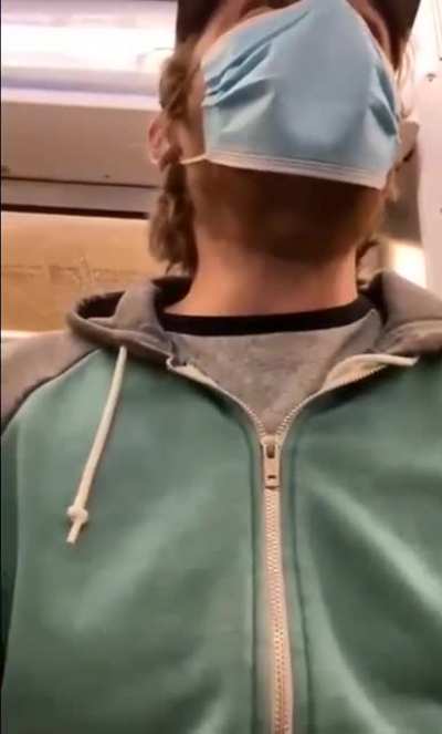 On the subway nsfw