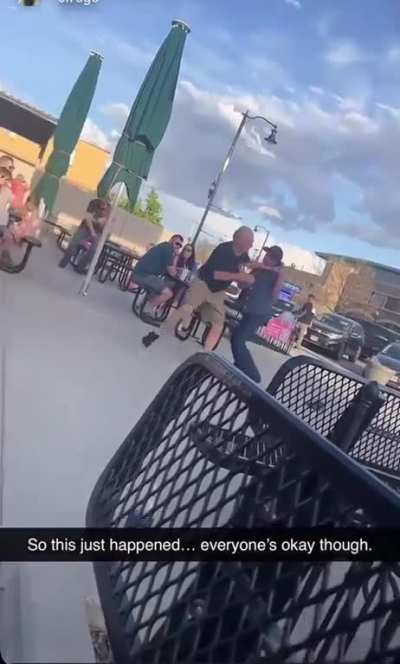 At an ice cream shop in Rapid City