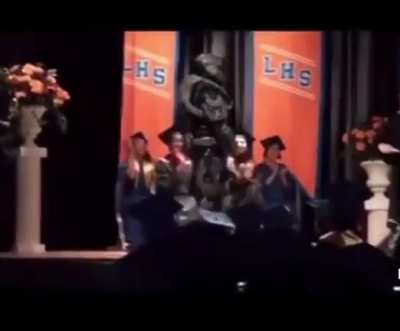 this guy getting his diploma