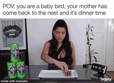 But mom we had regurgitated slime for dinner last night!