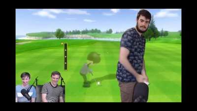 Haha little z bad at golf(from 