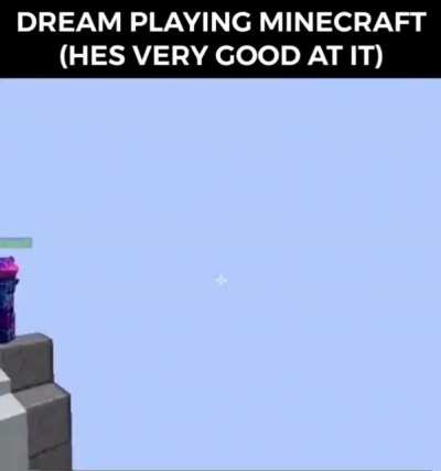 he's just lucky