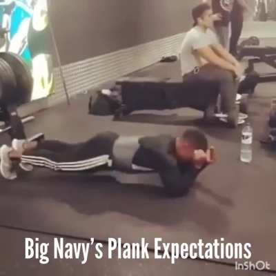 Navy PRT Plank Expectations VS Reality