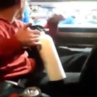 How to break up a gas station fight using only fire extinguisher.