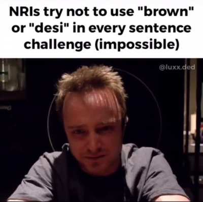 As a brown person