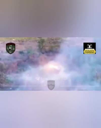 Recent footage of Ukrainian “Dragon” drones cooking Russian positions with thermite
