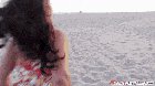 Eva Lovia loves her beach day