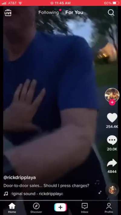 “I will assault you!”