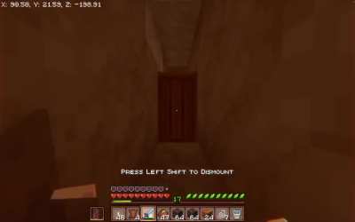 Sethbling's boat elevator is still the best way to get up/down mines imo