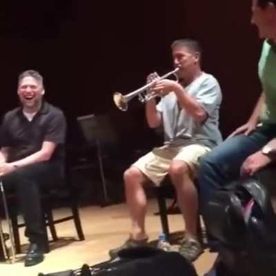 Chair &amp; Trumpet