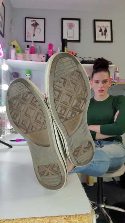 Lick the bottom of my shoes spotless. Stick your tongue in every little crevice and make sure you get every piece of dirt. When you are done you will clean my soles and suck my toes.
