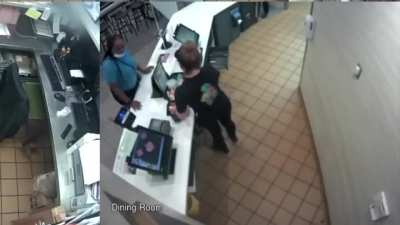 Taco Bell Employee Throws Boiling Water on Customers that came behind the counter