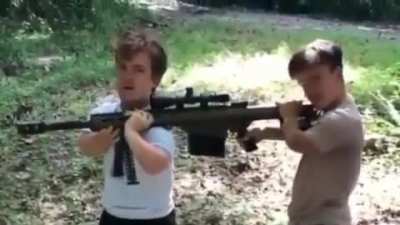 .50 Cal Vs. the Vertically Challenged.