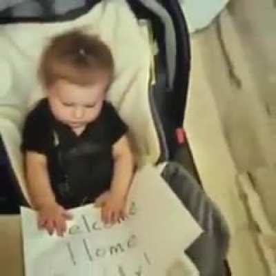 Nice surprise for daddy