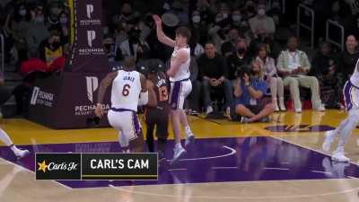 [Highlight] LeBron gets the monster chase down block