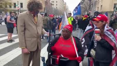 Andrew from AllGasNoBrakes was out interviewing people at the extremely violent D.C. protests yesterday (December 12). This episode is bound to be very interesting, listen to this: