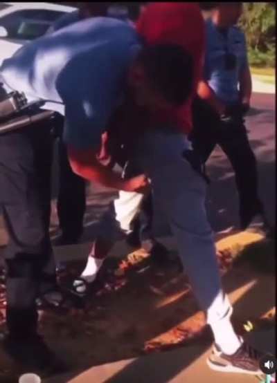 Cop grips man’s balls