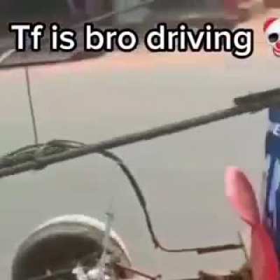 Bro driving the half life💀💀💀💀