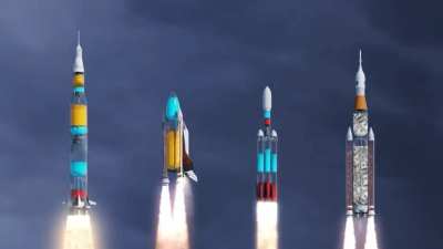Transparent Rockets but with the SLS fixed