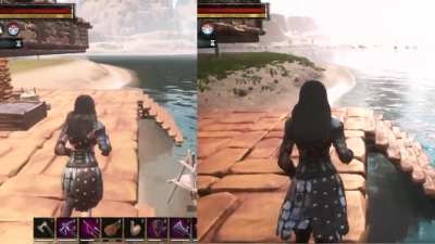 I've played for almost a year and some months ago I got the chance to get a better graphic experience. I wanted to share the difference with y'all
