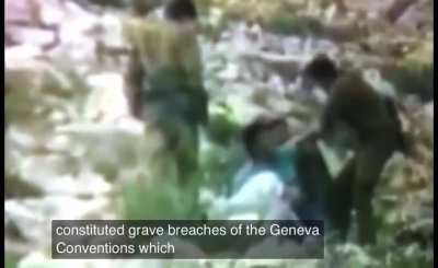 In 1988, Israel's MoD ordered troops to literally crush elbows of Palestinian protesters with rocks.