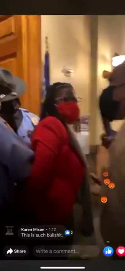 Meanwhile in Georgia : Park Cannon arrest, the prequel.