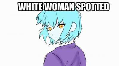 White Woman Spotted