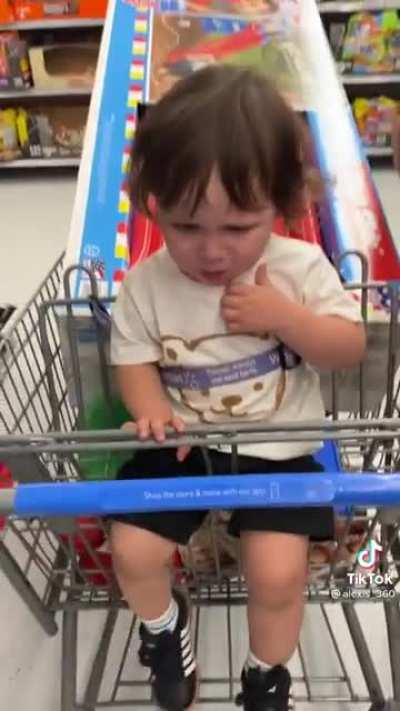 Poor kid, do it again.