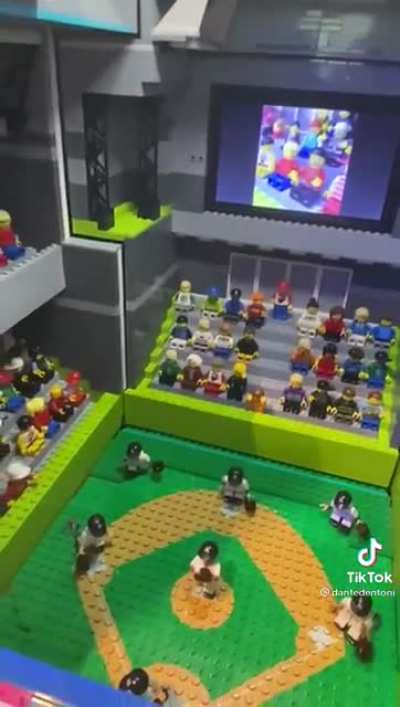 Man makes entire worlds out of Lego’s and puts them inside a wall