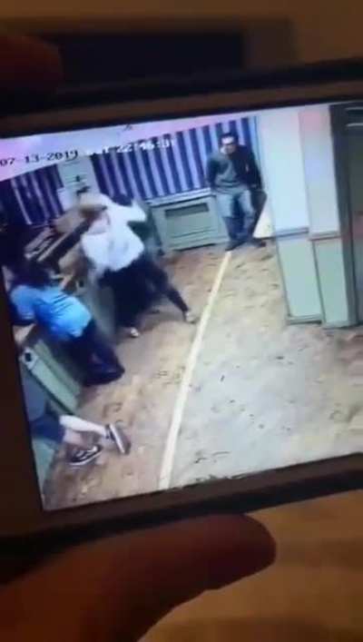 Woman caught her husband cheating