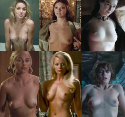 Pick one to Dominate and put her in her place & one to Submit to as her personal Toy to use. How would your nights look like? - Ana de Armas, Natalie Dormer, Carice van Houten, Emilia Clarke, Margot Robbie, Cara Delevingne