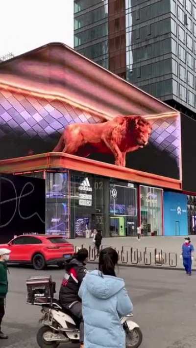 Realistic 3D Digital Billboard in Korea