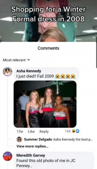 Girls having the same experiences