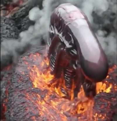 Lava Xenomorph Emerges.