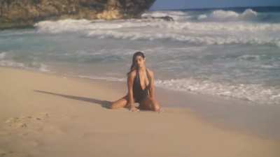 Sensual Aly Raisman at the Beach, Looking like a Goddess.