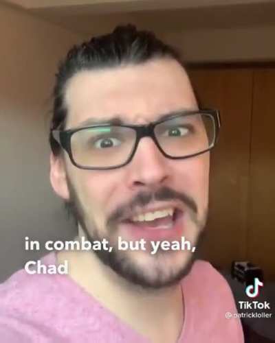 Yeah chad nobody cares…..