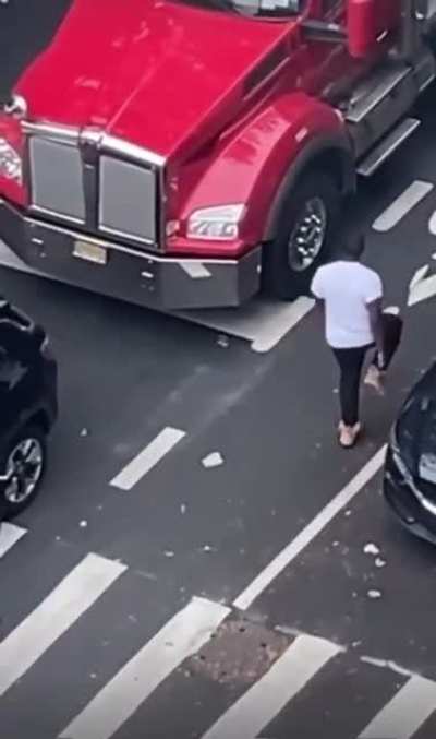 NYC when you honk .05 seconds after the light turns green.