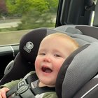 My child reacting to going through a tunnel for the first time
