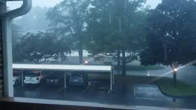 Really Strong Thunderstorm Coming Through