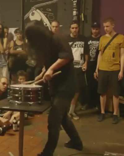 Drum solo.