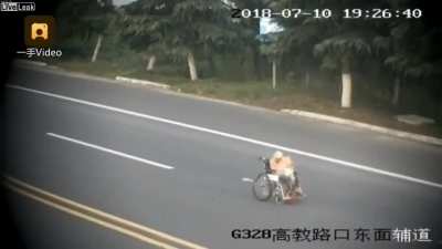 Accident/Granny on wheelchair