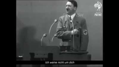 Hitler dissing allied powers, Essen 1938
